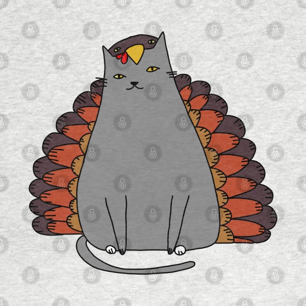 TurkeyCat by KilkennyCat Art